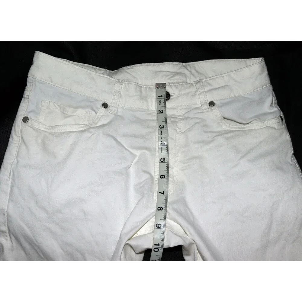 Peter Millar Crown Crafted Wayfare Men's Almond White Trousers Pants Size 33/32